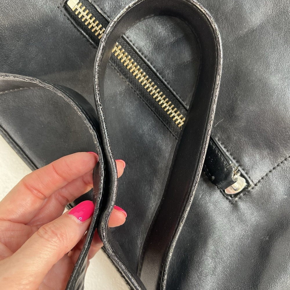 Coach Medium Shoulder Bag Legacy Penny Hobo 19889 Silver Hardware‎ Black Leather - Picture 8 of 16